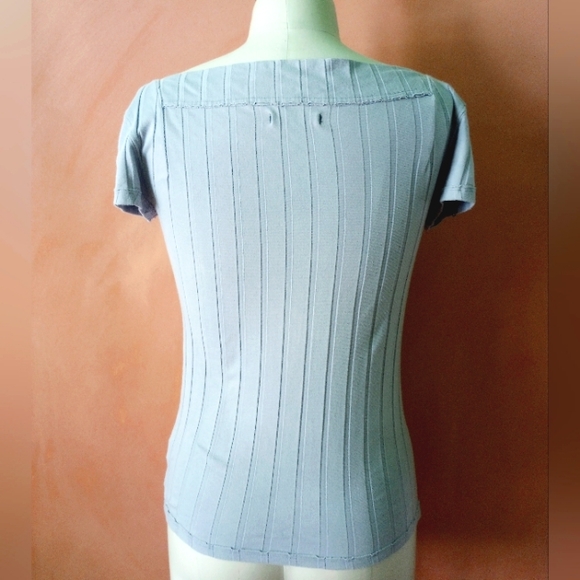 Free People -We The Free- Square Neck Tailored Top L 12 14 - Picture 3 of 4